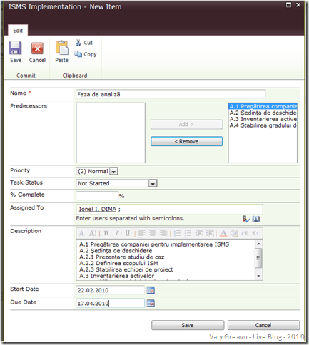 Grup de activități