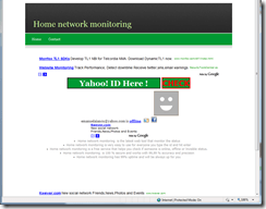 Web page destination