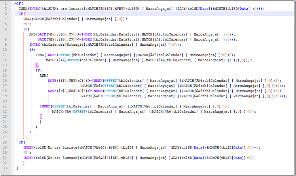 FormulaValy - Offset dinamic