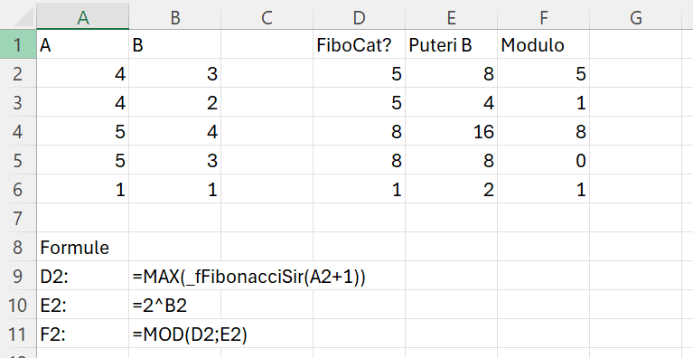Problema Ladder, rezolvare Excel.